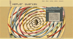 Desktop Screenshot of keplerquartet.com