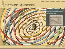 Tablet Screenshot of keplerquartet.com